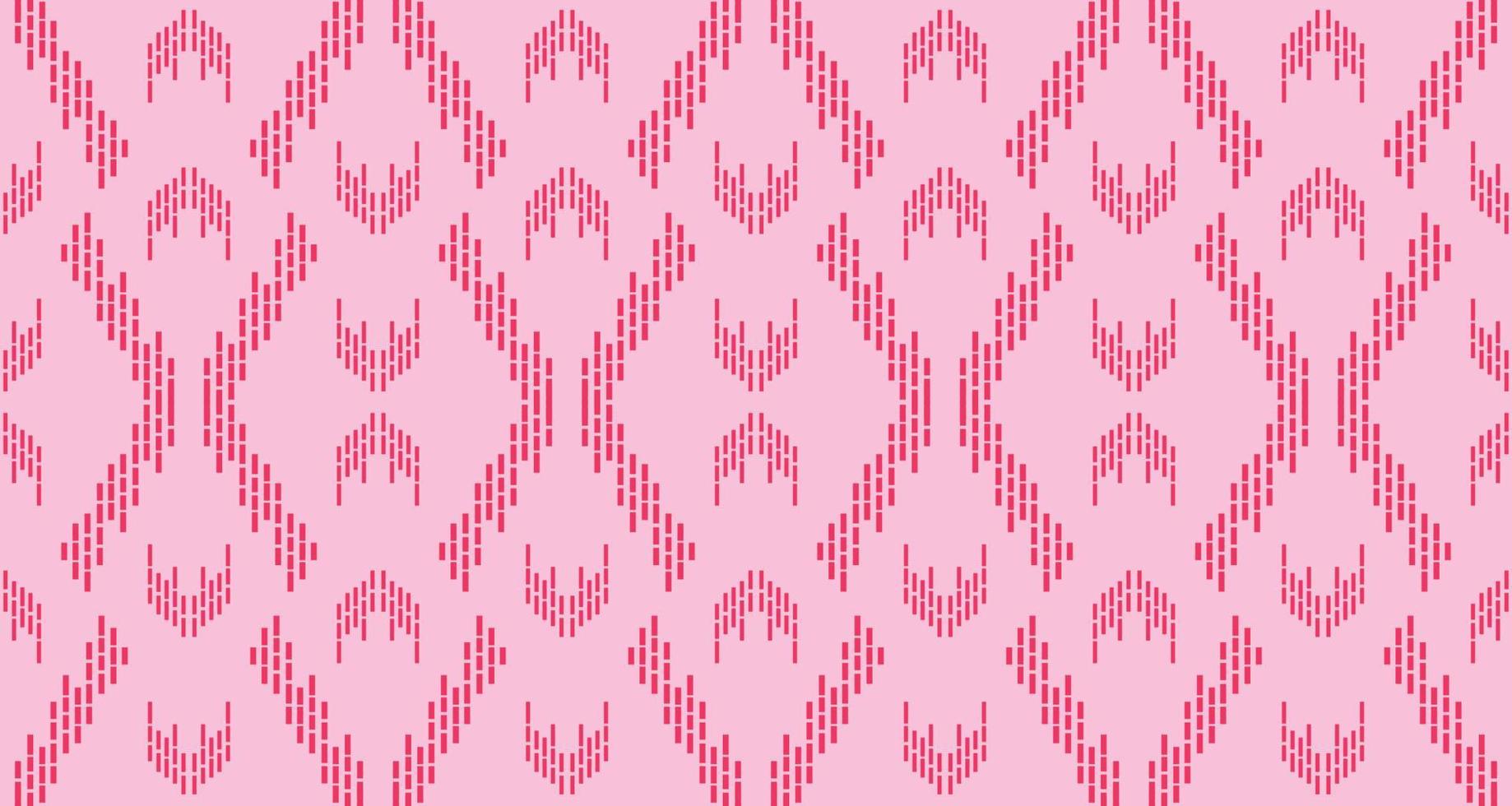 art abstrait ethnique ikat. motif chevron sans couture dans le style tribal, folklorique et mexicain. impression d'ornement d'art géométrique losange. conception pour tapis, papier peint, vêtements, emballage, tissu, couverture. vecteur