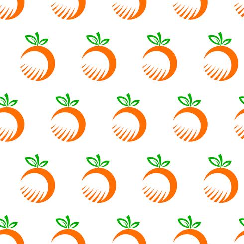 Illustration de fruits orange vecteur