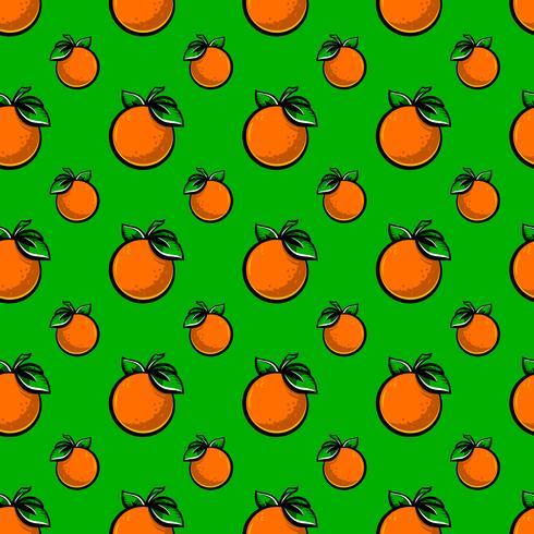 Illustration de fruits orange vecteur