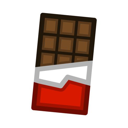 barre de chocolat vecteur