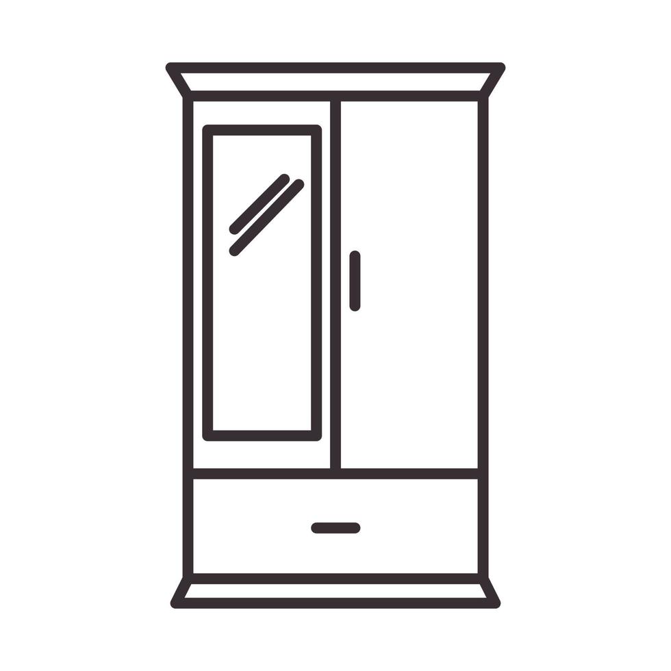lignes intérieur cabinet logo symbole icône vecteur conception graphique illustration
