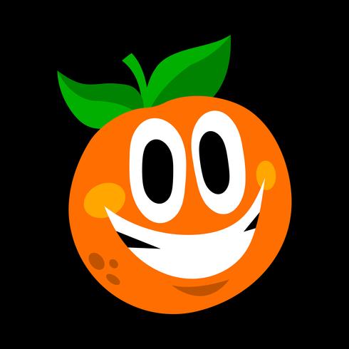 Illustration de fruits orange vecteur