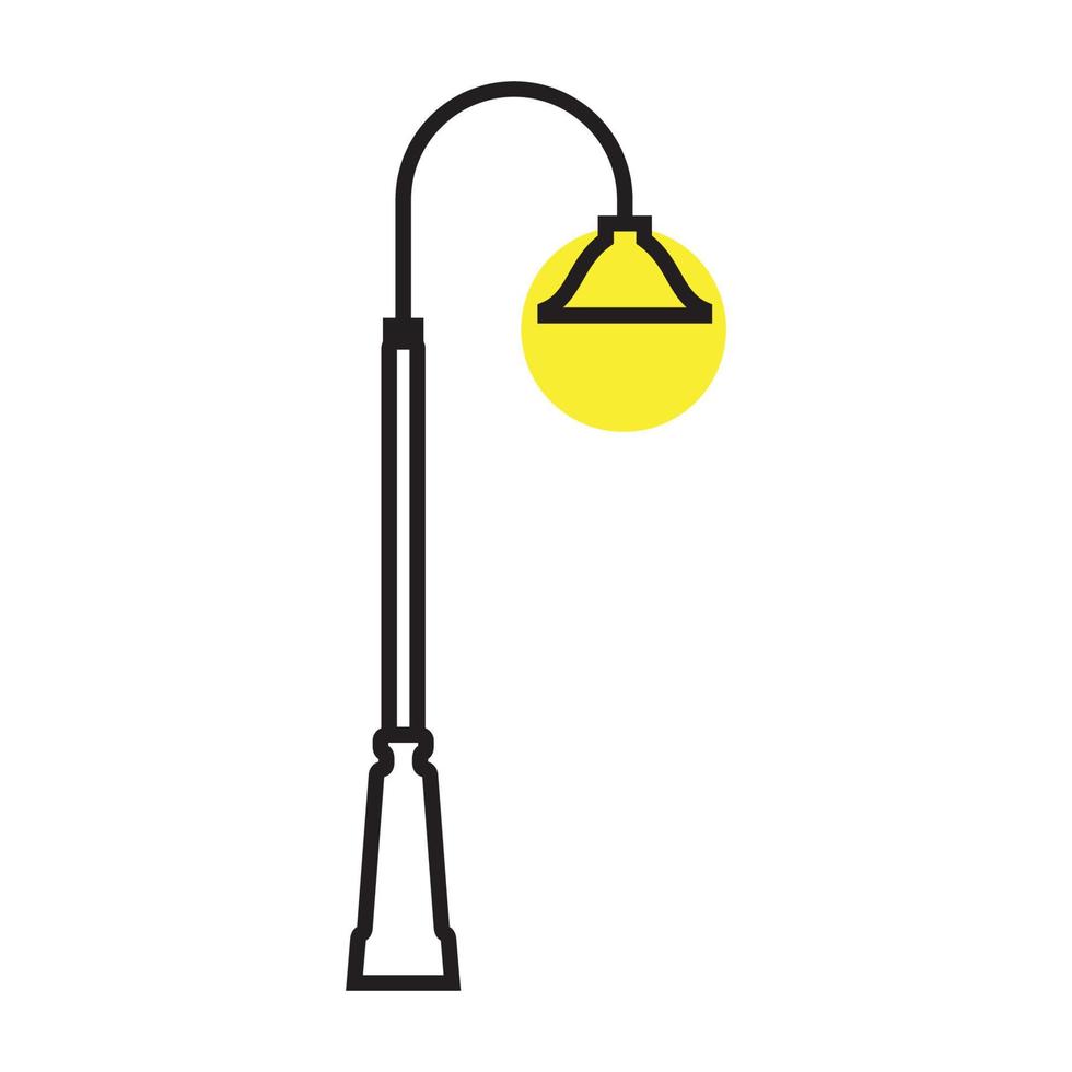 lignes lumière yard extérieur logo symbole vecteur icône illustration graphisme