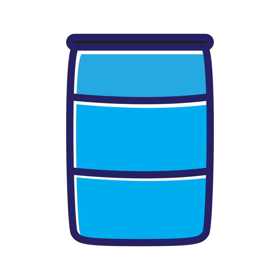 tambour bleu eau logo symbole vecteur icône conception graphique illustration
