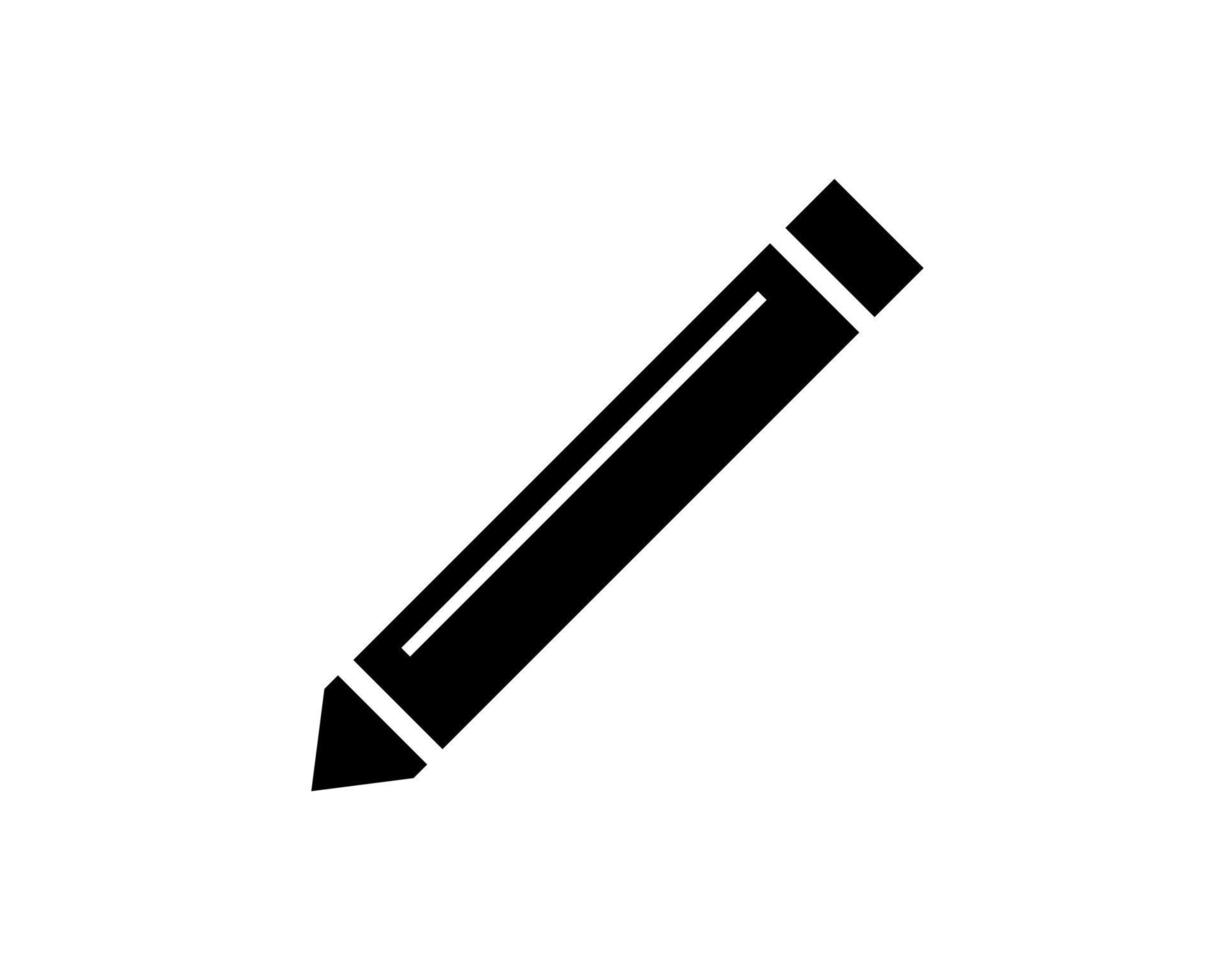 icône de ligne d'édition, logo vectoriel de contour de stylo, pictogramme linéaire isolé sur blanc, illustration parfaite de pixel