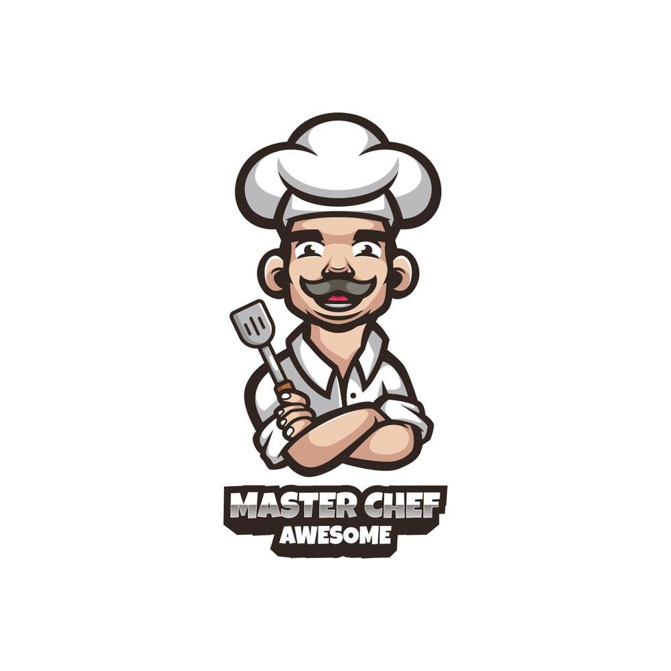 illustration graphique vectoriel du chef cuisinier, bon pour la conception de logo