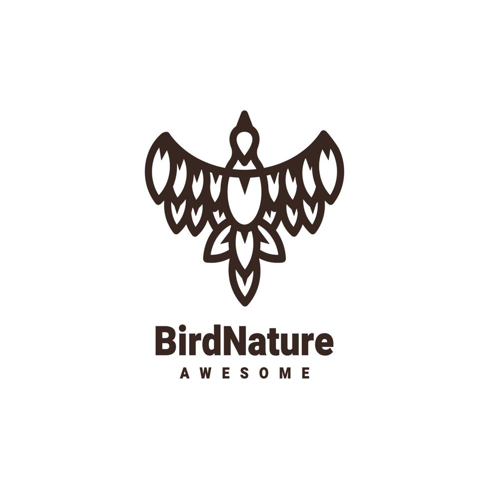illustration graphique vectoriel de la nature des oiseaux, bon pour la conception de logo