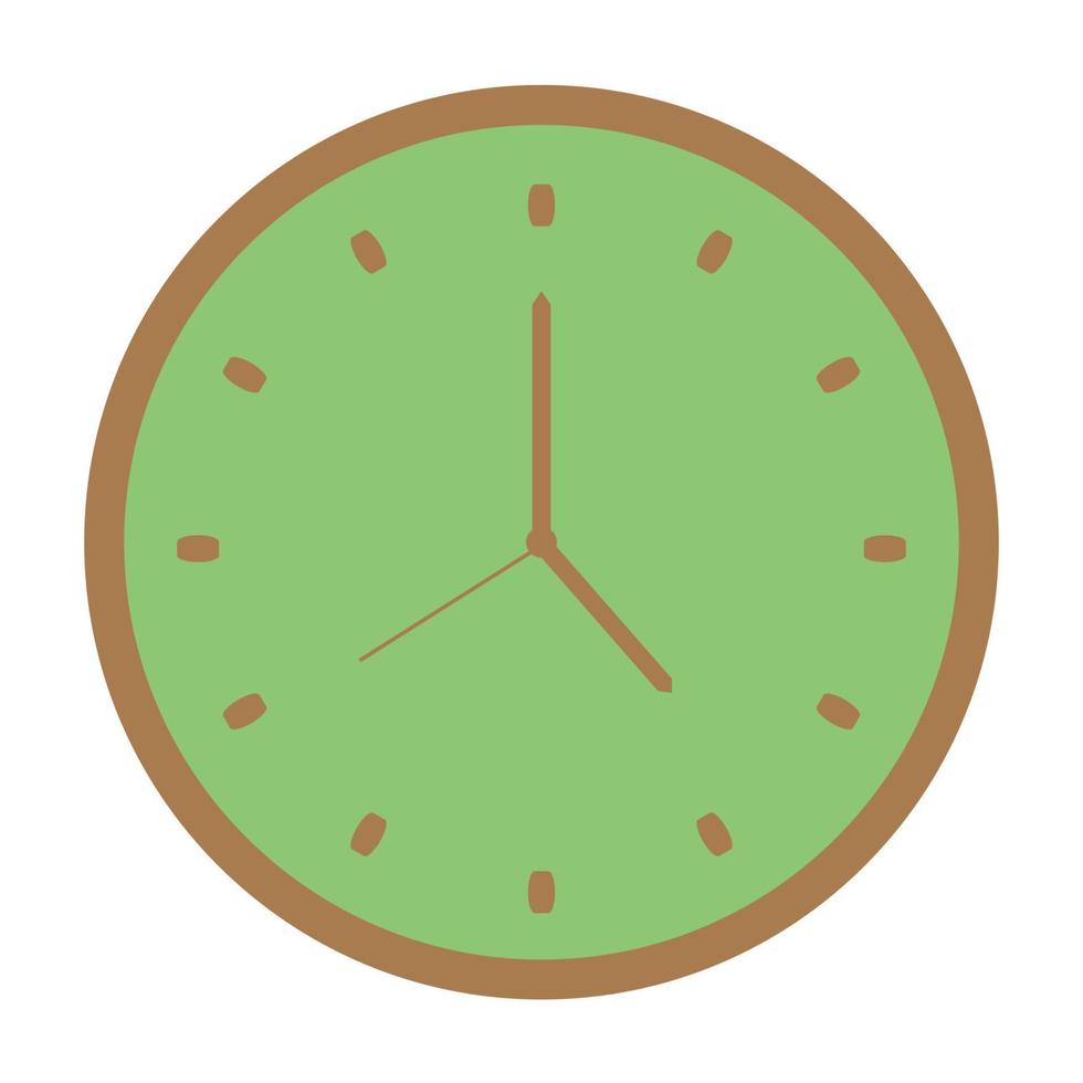 horloge avec kiwi fruit logo symbole vecteur icône illustration graphisme