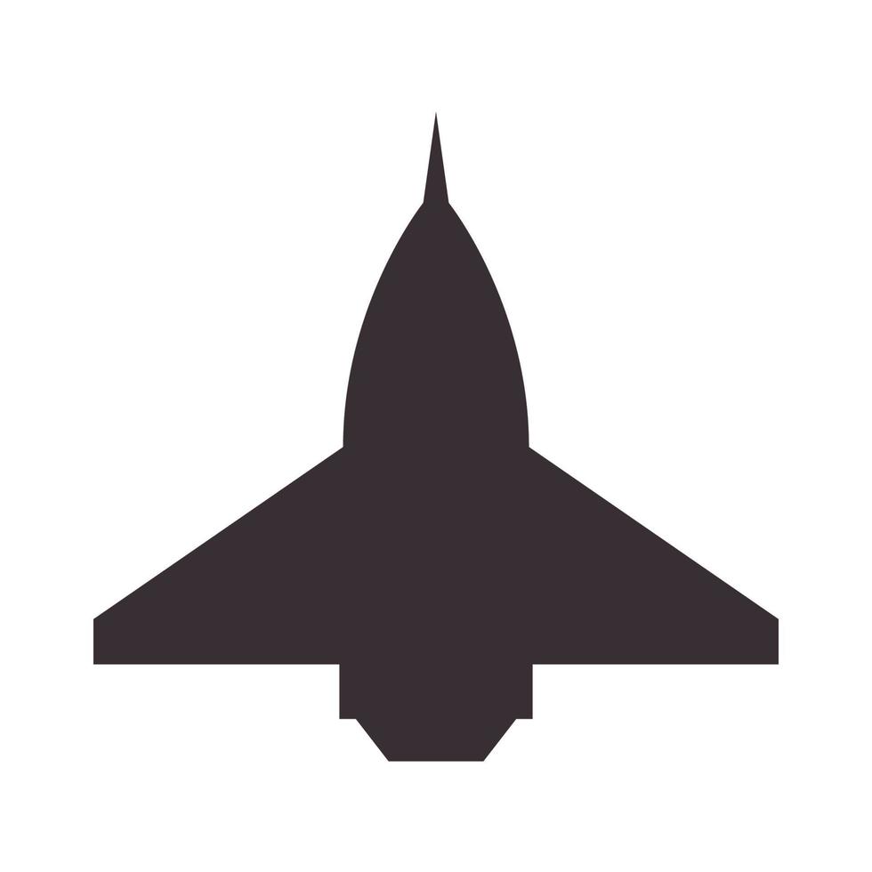 simple jet hipster logo vecteur icône illustration design