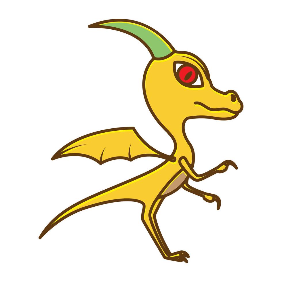 gosse coloré dragon mignon logo symbole icône vecteur conception graphique illustration
