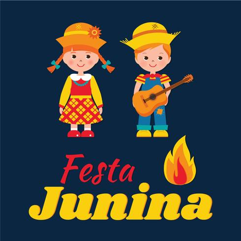 Fond Festa Junina. Illustration vectorielle de festa junina vecteur