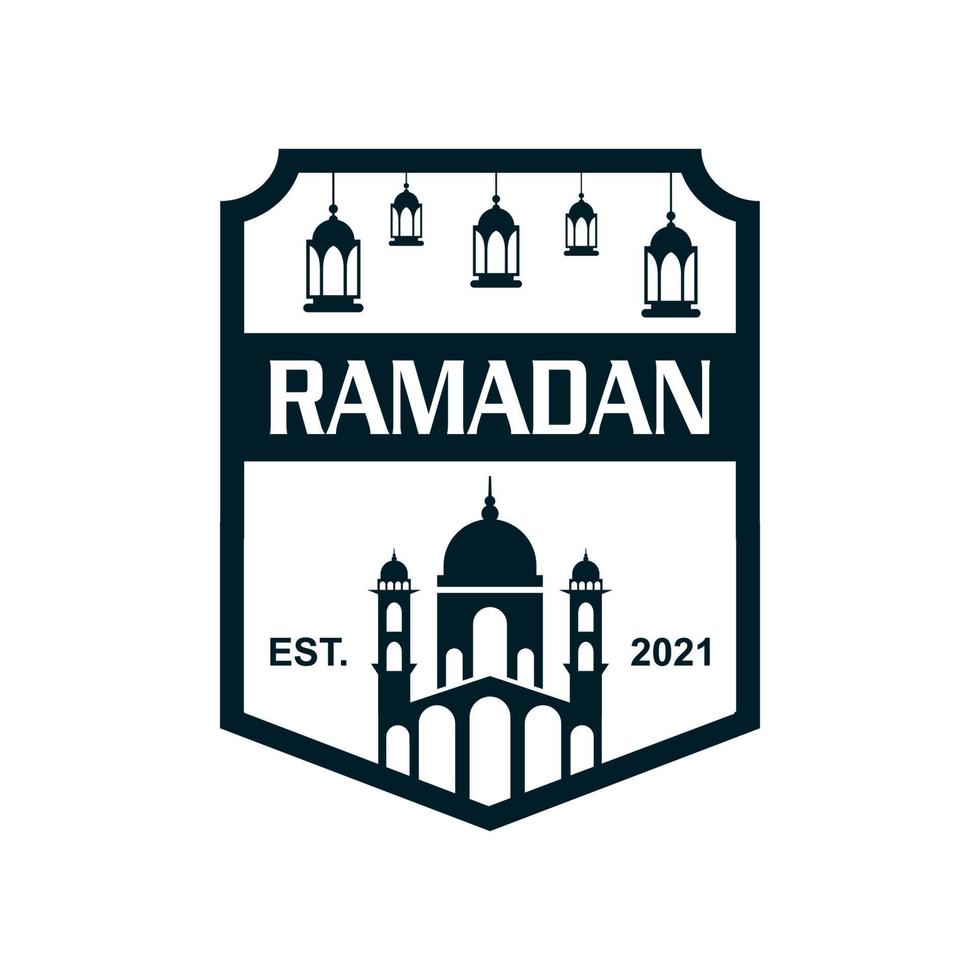 logo ramadan, vecteur de logo musulman