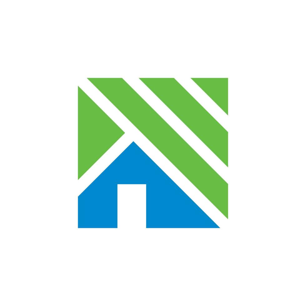 logo de la maison, logo de l'immobilier vecteur