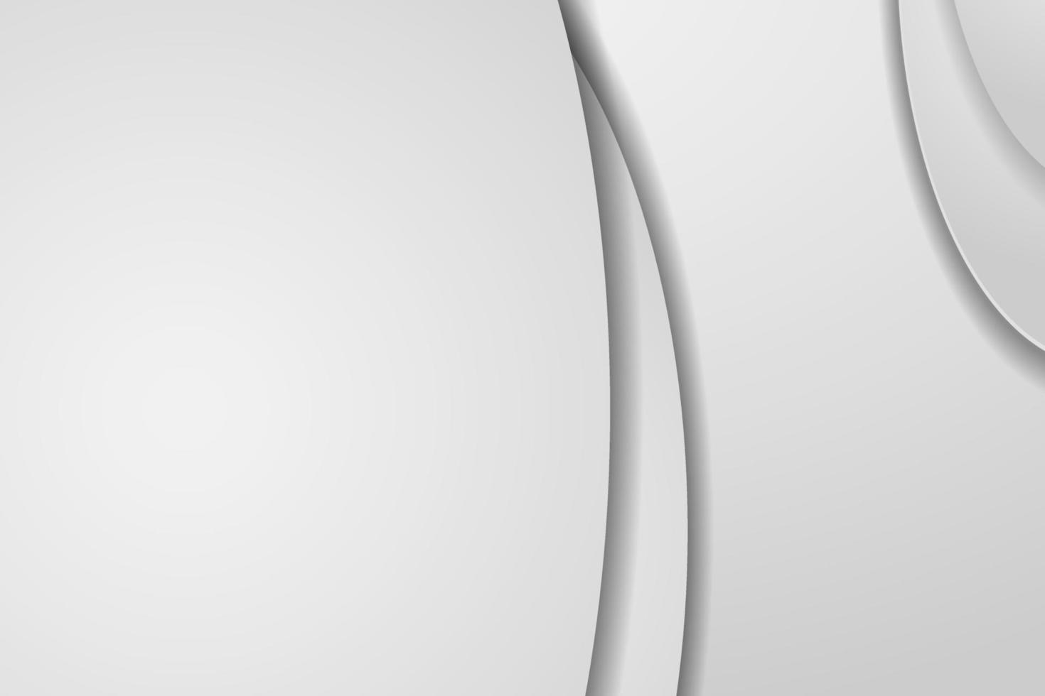 fond blanc abstrait avec un design moderne gris vecteur