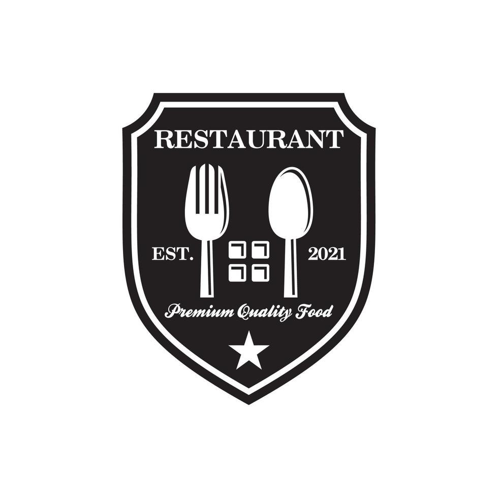 logo de restaurant, vecteur de logo alimentaire