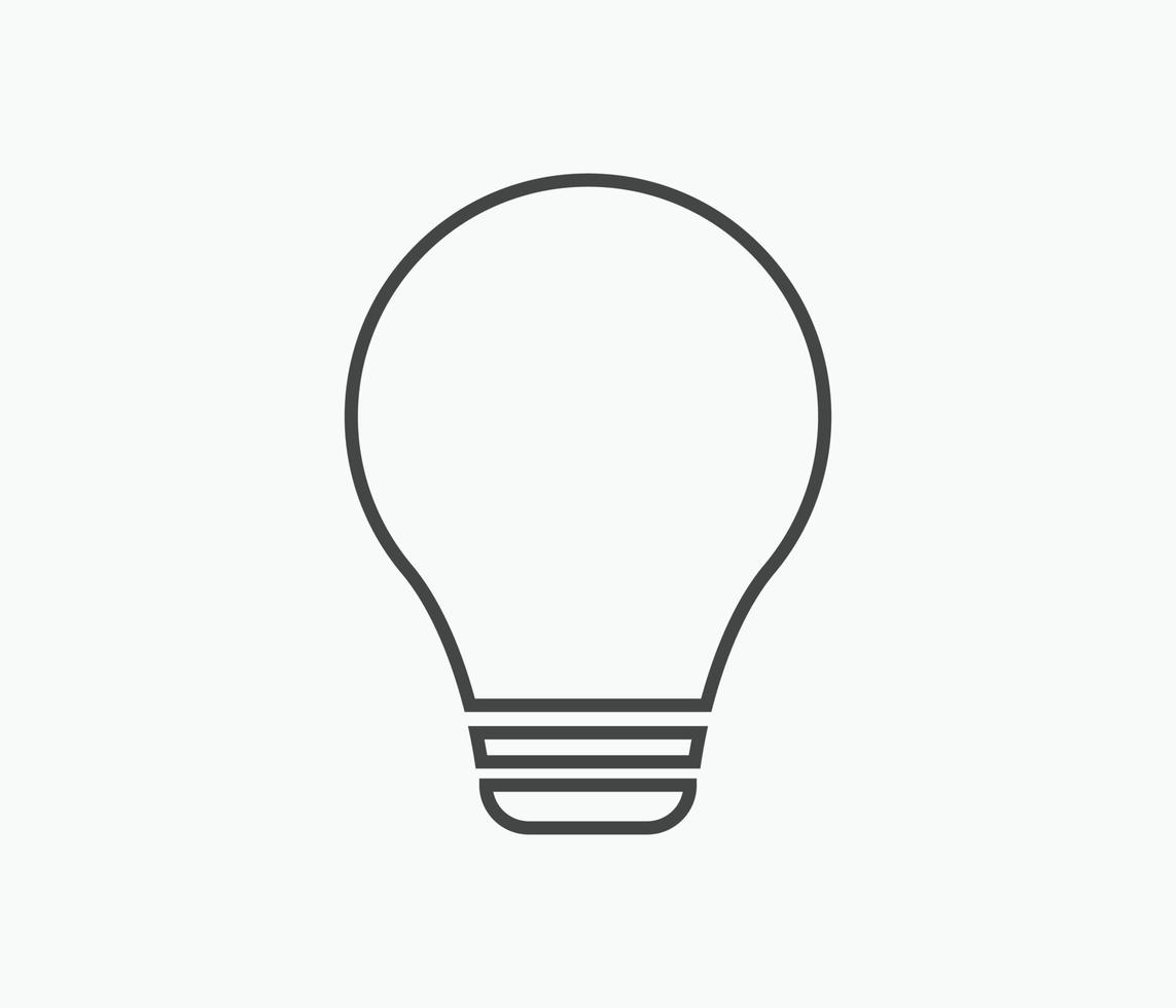ampoule icône signe illustration vectorielle couleur noire vecteur