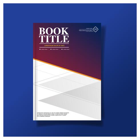 Brochure Design, Couverture moderne, rapport annuel, dépliant au format A4 Poster Flyer Design de la couverture. vecteur