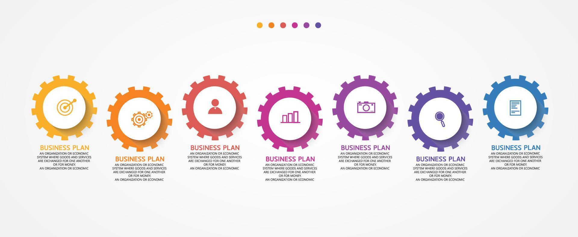 modèle d'étiquette d'infographie vectorielle avec options d'icônes ou infographie d'étapes pour les présentations d'idées commerciales, il peut être utilisé pour les graphiques d'information, les présentations, les sites Web, les bannières, les médias imprimés. vecteur