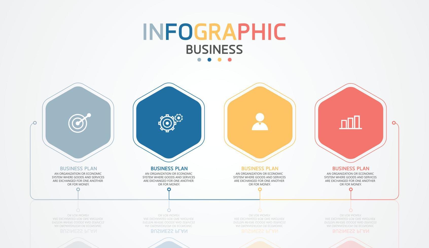 modèle d'étiquette d'infographie vectorielle avec options d'icônes ou infographie d'étapes pour les présentations d'idées commerciales, il peut être utilisé pour les graphiques d'information, les présentations, les sites Web, les bannières, les médias imprimés. vecteur