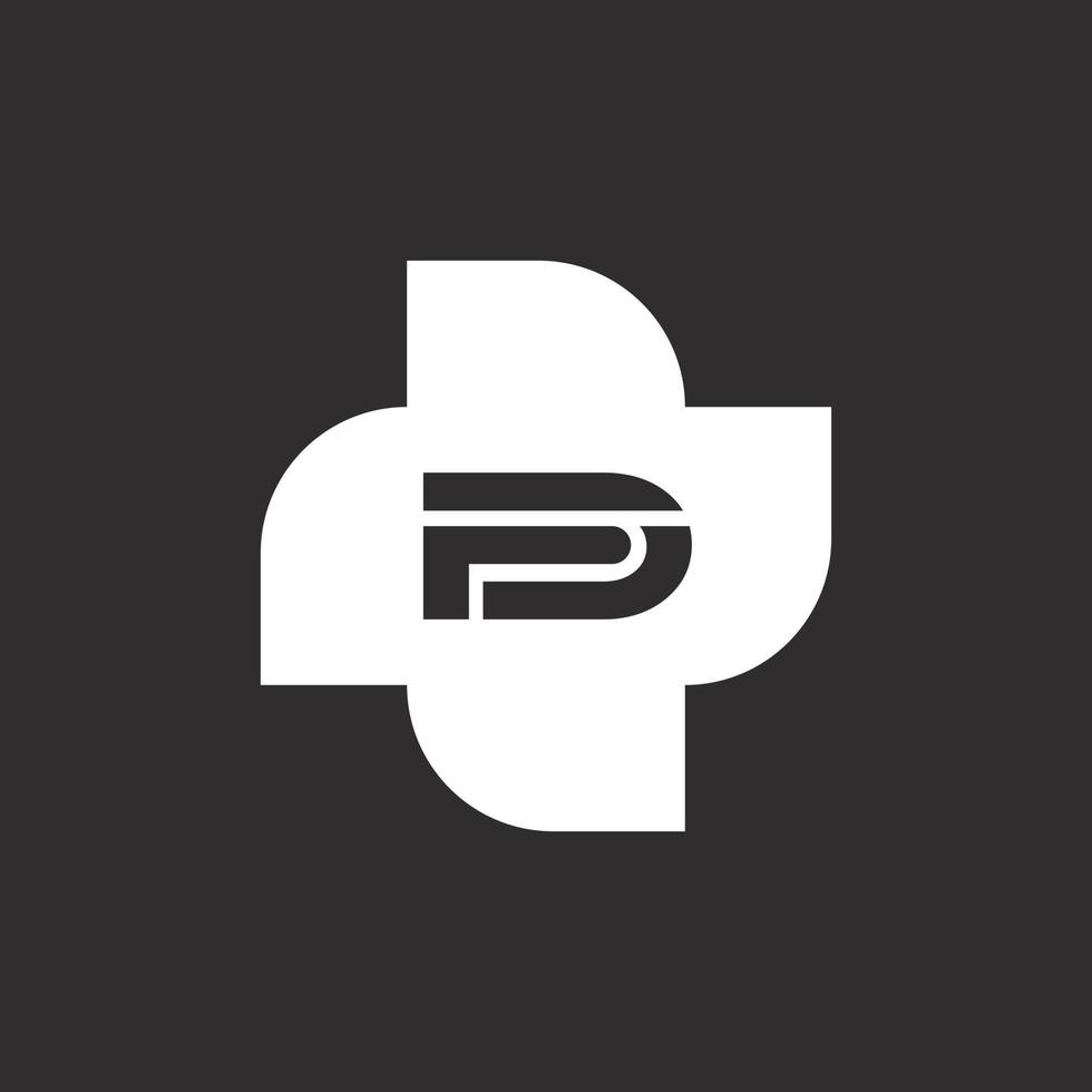 fd initiales lettre logo créatif icône vecteur noir couleur téléchargement gratuit