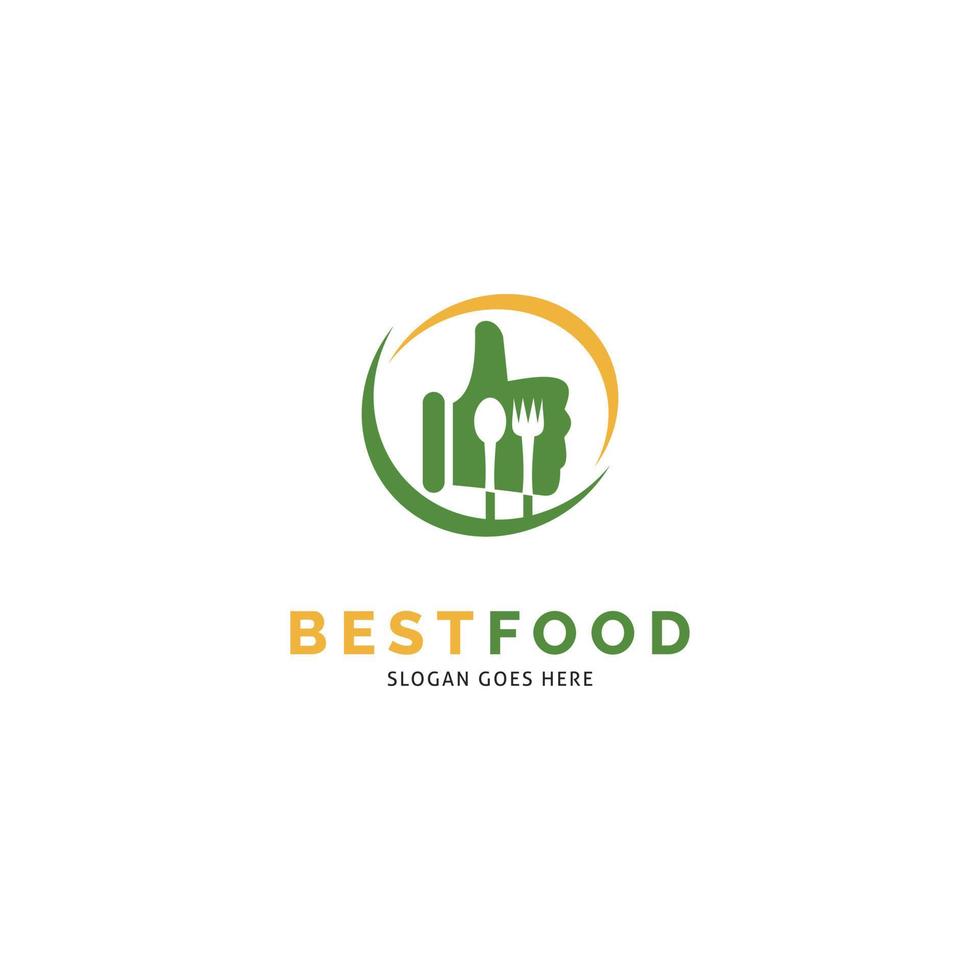 meilleur restaurant icône vector logo modèle illustration design