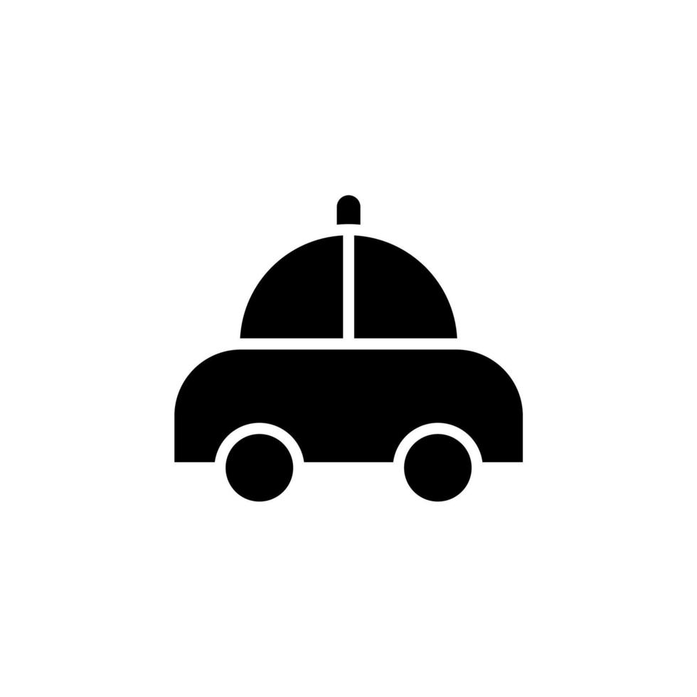 taxi, taxi, voyage, transport icône solide vector illustration logo modèle. adapté à de nombreuses fins.