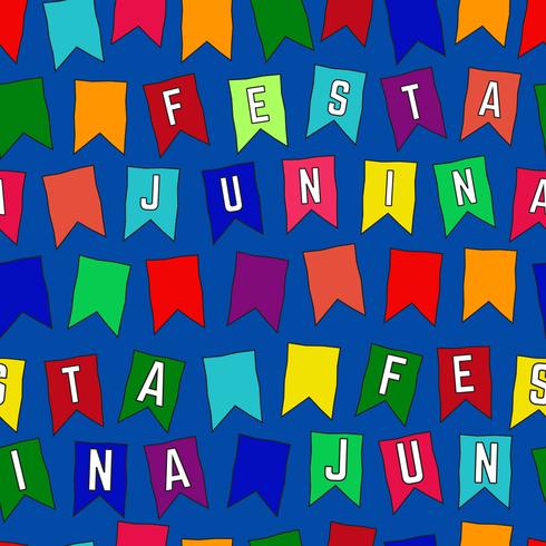 Affiche Festa Junina vecteur