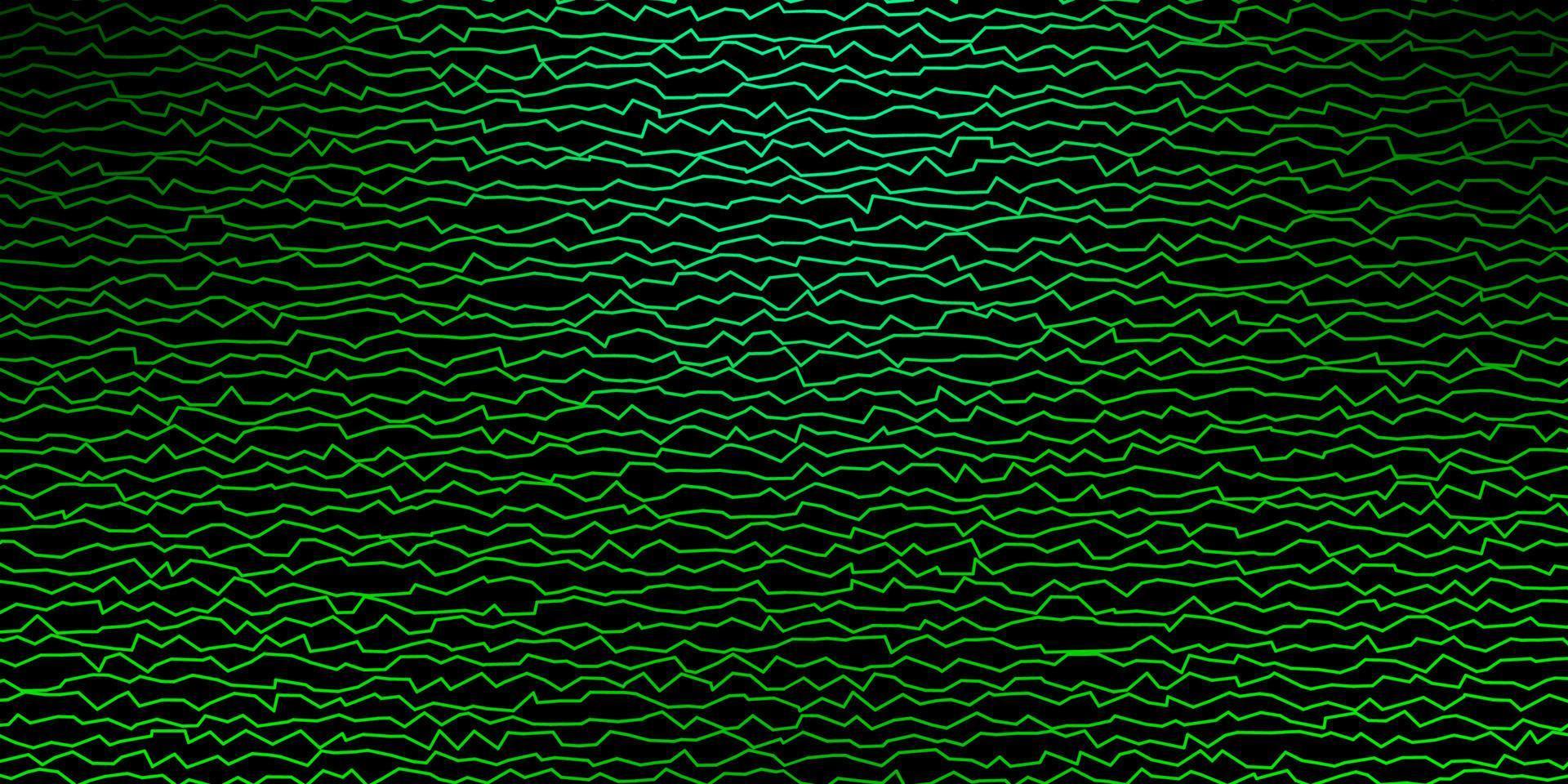 fond de vecteur vert foncé avec des lignes courbes.