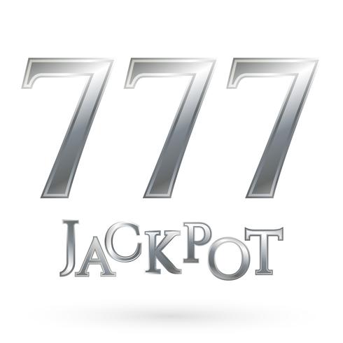 Symbole jackpot casino vecteur