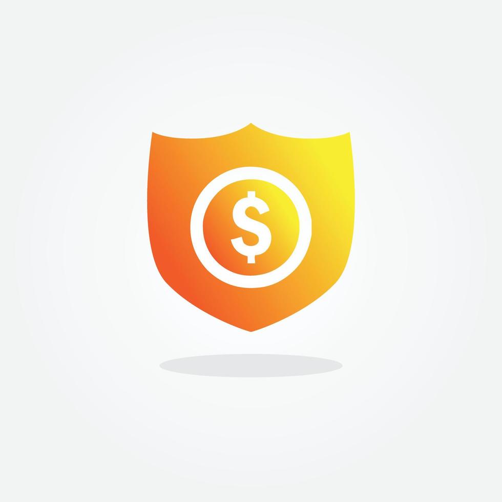 logo sécurisé pour l'argent. paiement sécurisé. logo de l'argent. icône de l'argent. vecteur