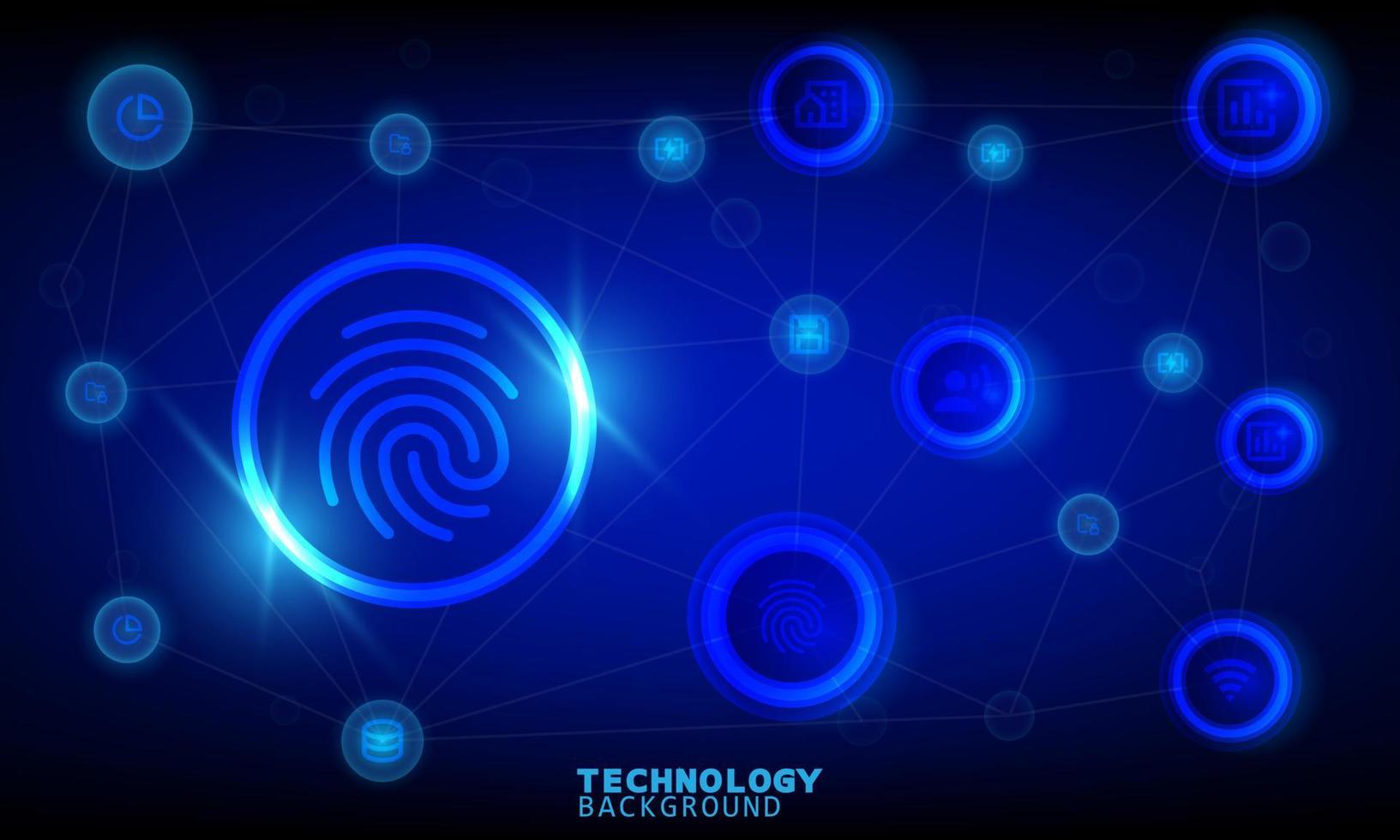 concept de technologie d'innovation d'entreprise. arrière-plan technologique. effet néon. concept de circuit imprimé. technologie numérique de pointe. vecteur