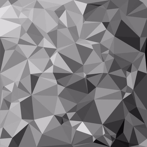 Fond de mosaïque polygonale noire, modèles de conception créative vecteur