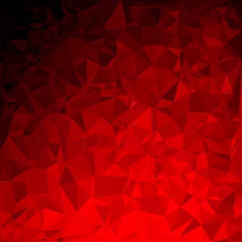 Fond de mosaïque polygonale rouge, modèles de conception créative vecteur