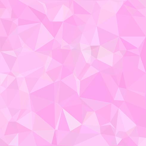 Fond de mosaïque polygonale rose, modèles de conception créative vecteur