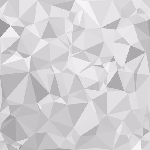 Fond polygonale blanc gris, modèles de conception créative vecteur