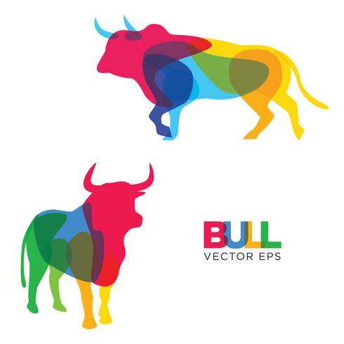 Creative Bull Design animalier, vecteur eps 10