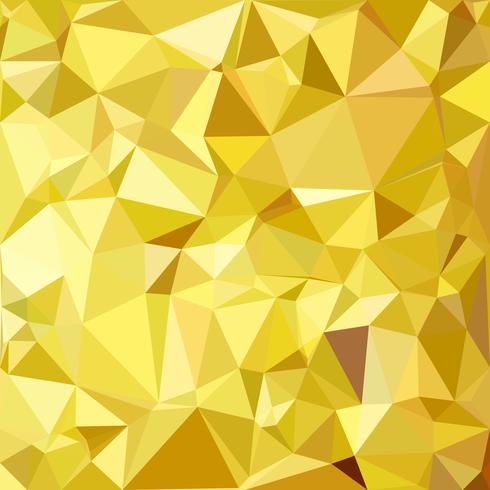 Fond de mosaïque polygonale jaune, modèles de conception créative vecteur