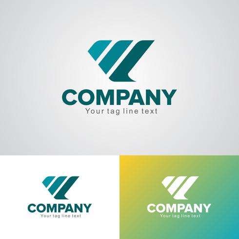 Modèle de conception de logo d&#39;entreprise vecteur