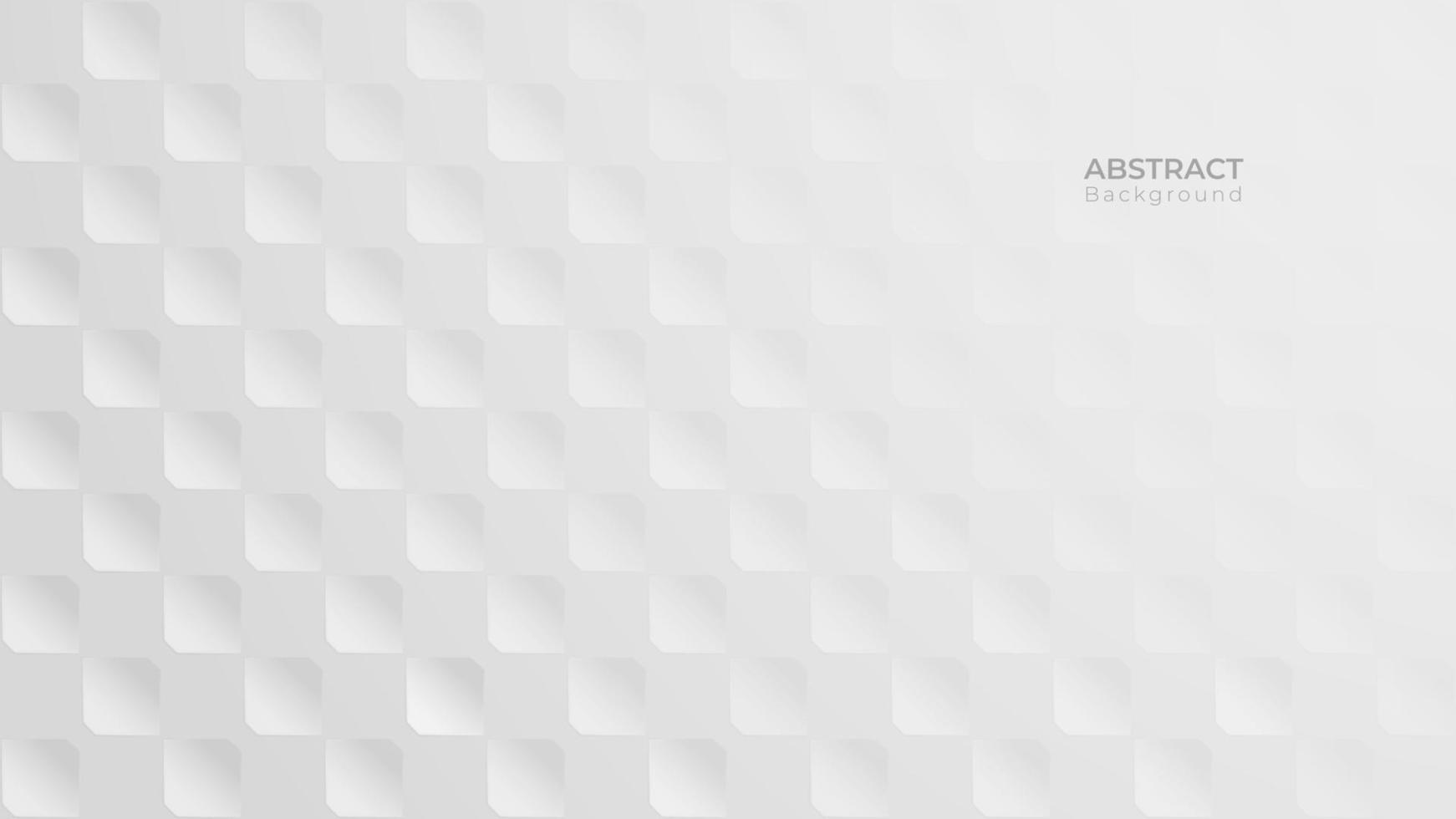 3d abstrait fond carré moderne. texture de motif géométrique blanc et gris. illustration d & # 39; art vectoriel