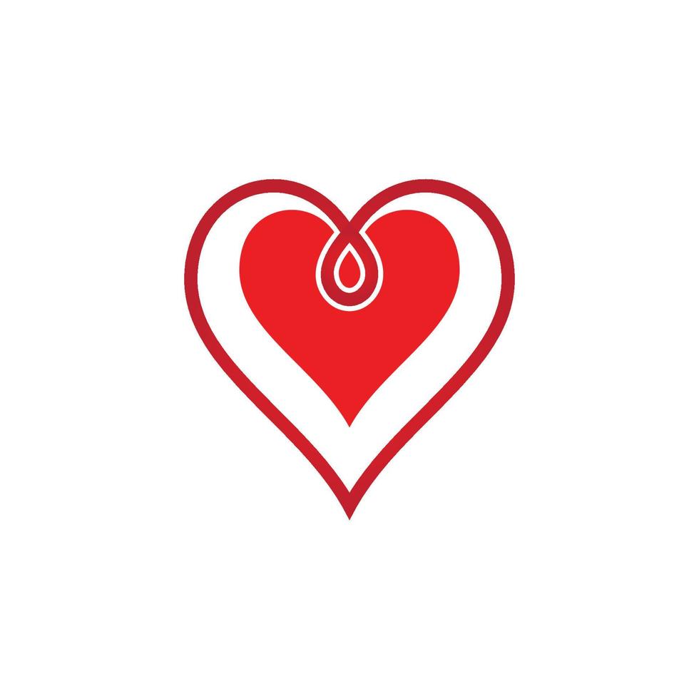 logo de la saint valentin vecteur