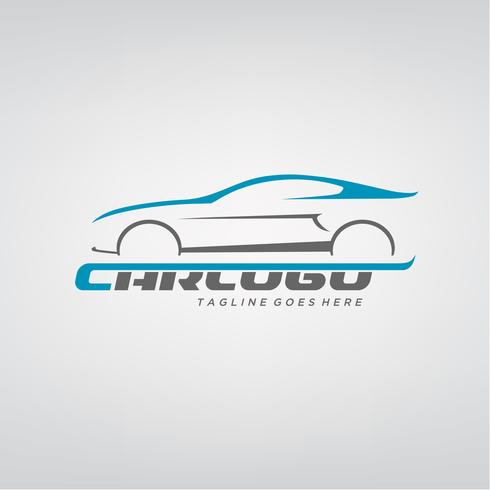 Création de logo de voiture élégante vecteur