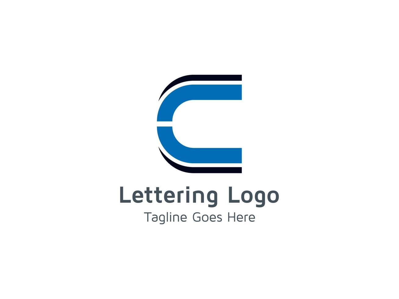 lettre c abstrait logo design image de marque icône illustration vectorielle modèle pro gratuit vecteur