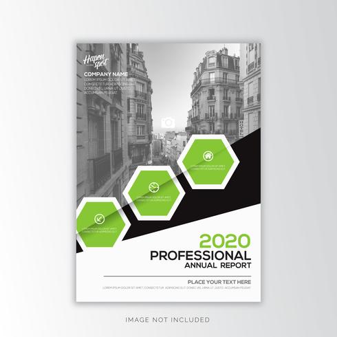 Rapport annuel Corporate Design créatif vecteur