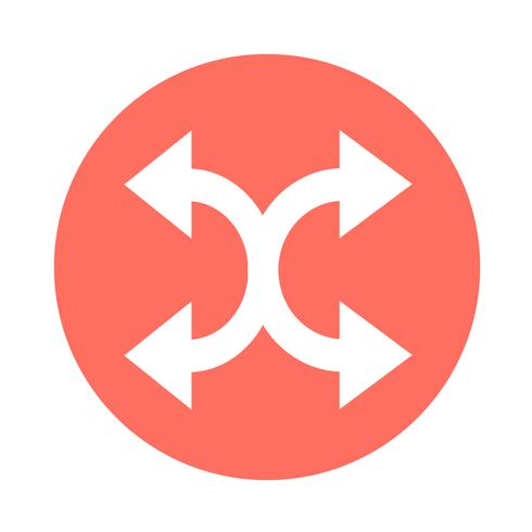 icône de signe de flèche simple vecteur