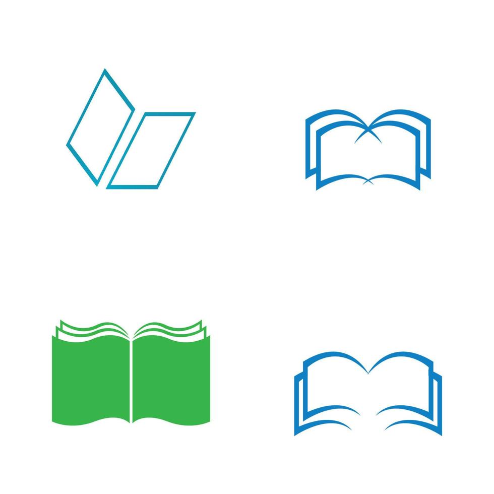 vecteur de logo de livre