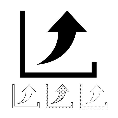 Partager l&#39;icône graphique deign vecteur