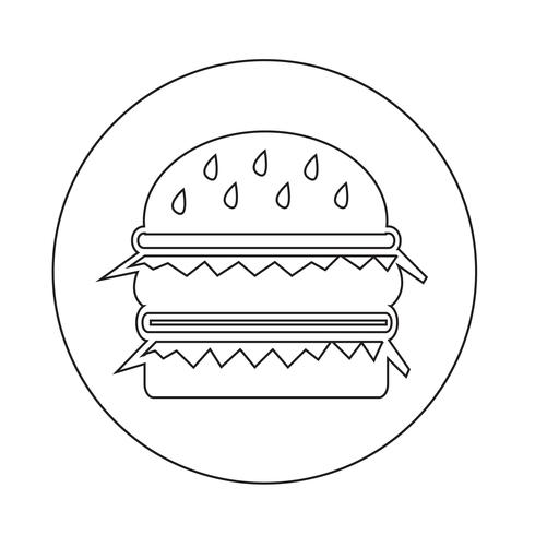icône de hamburger vecteur