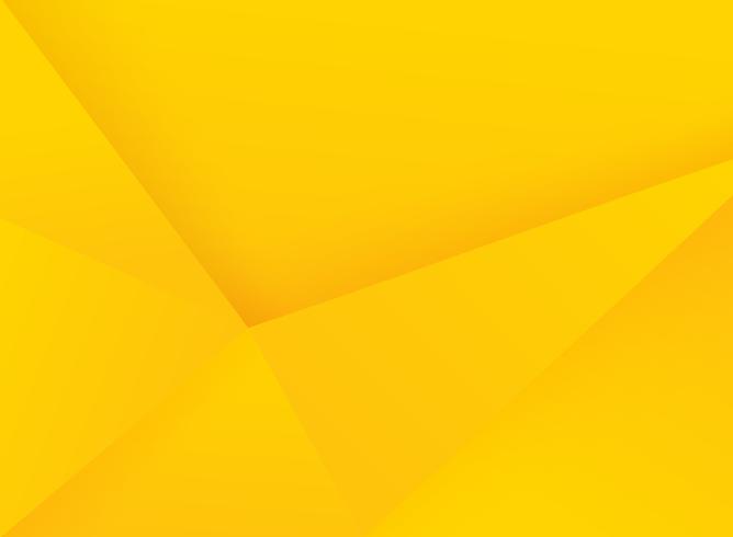 Modèle de conception abstraite triangles géométriques jaune fond moderne. Vous pouvez utiliser pour brochure, présentation, affiche, dépliant, flyer, impression, publicité, bannière web, site web vecteur