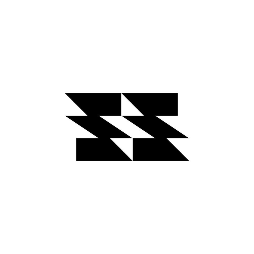 création de logo simple monogramme s vecteur
