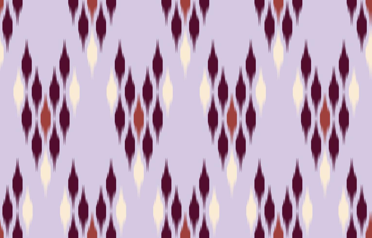 motif ikat harmonieux violet abstrait ethnique dans le style tribal, broderie folklorique et asiatique. impression d'ornement d'art géométrique aztèque. conception pour tapis, papier peint, vêtements, emballage, tissu, couverture. vecteur